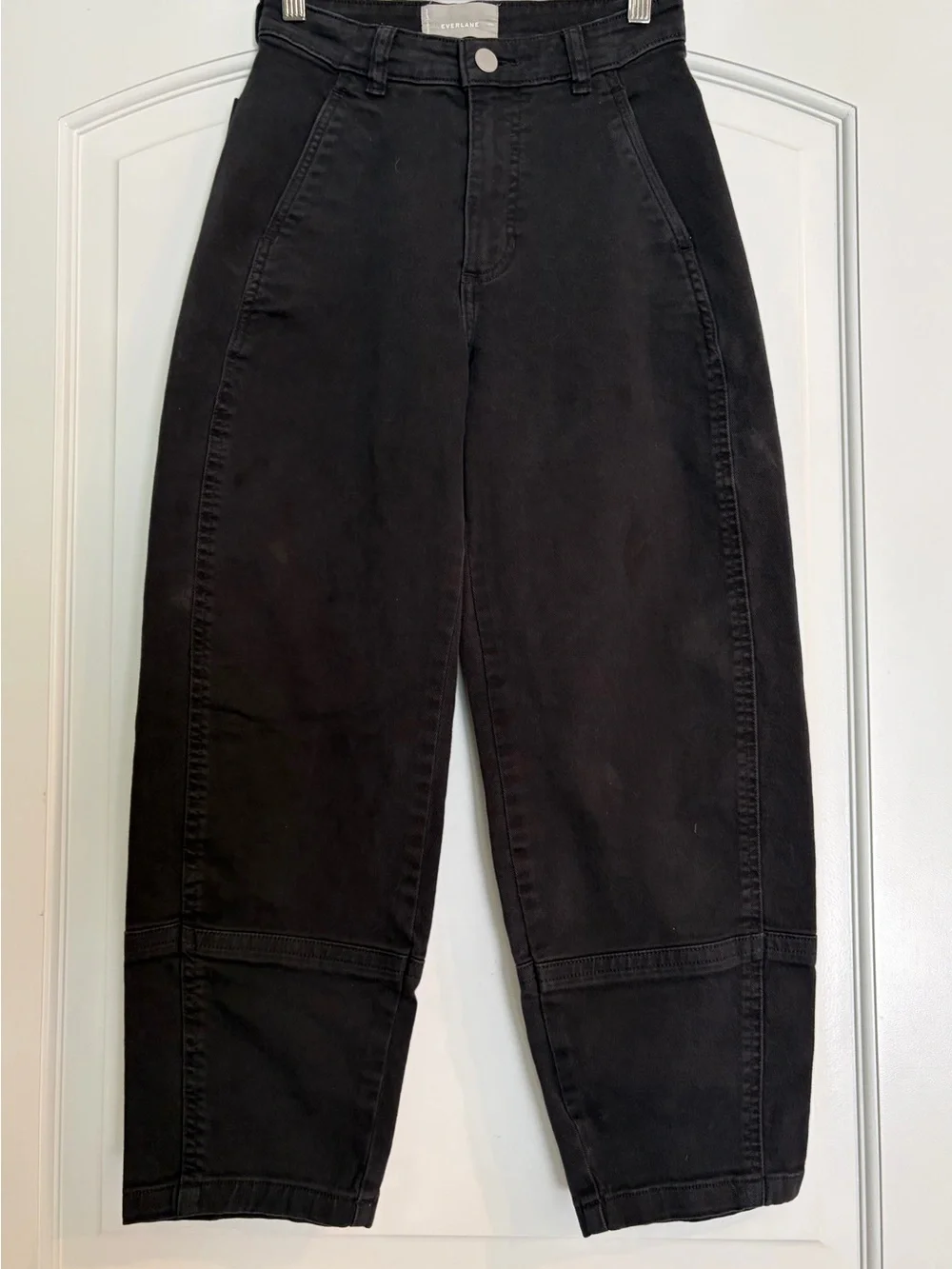 Everlane The Utility Barrel Pants in Black Size 00